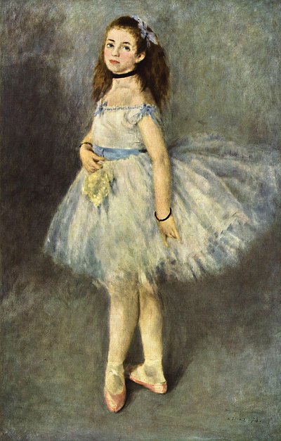 Balletttaenzerin von Pierre-Auguste Renoir als Kunstdruck auf Leinwand