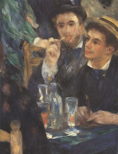 Der Ball im Moulin de Galette Detail Kunstdruck
