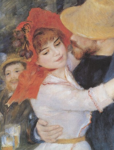 Der Tanz in Bougival Detail Kunstdruck