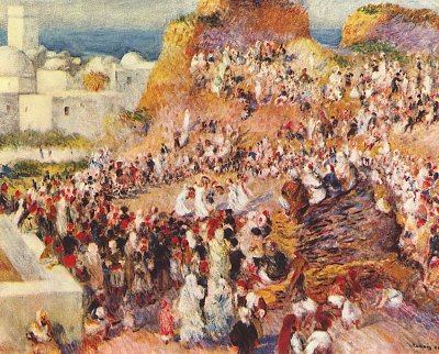 Die Moschee Arabisches Fest von Renoir als Kunstdruck auf Leinwand