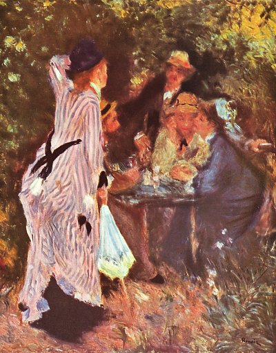 Im Garten von Pierre-Auguste Renoir als Kunstdruck auf Leinwand