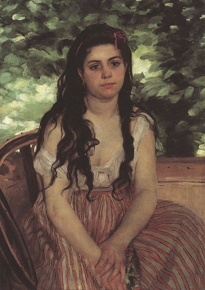 Lise von Renoir als Kunstdruck auf Leinwand