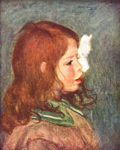 Portrait Coco von Renoir als Kunstdruck auf Leinwand