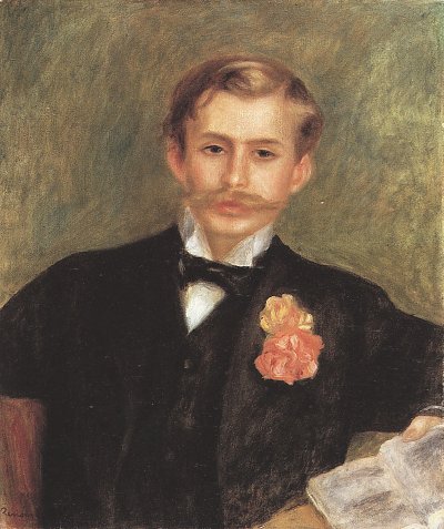 Portrait von Monsieur Germain von Renoir als Kunstdruck auf Leinwand