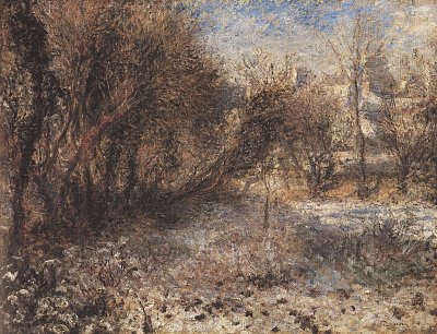 Schneelandschaft Kunstdruck