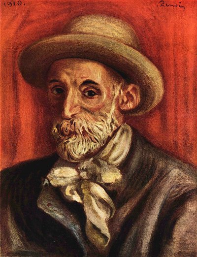 SelbstPortrait 3 von Pierre-Auguste Renoir als Kunstdruck auf Leinwand