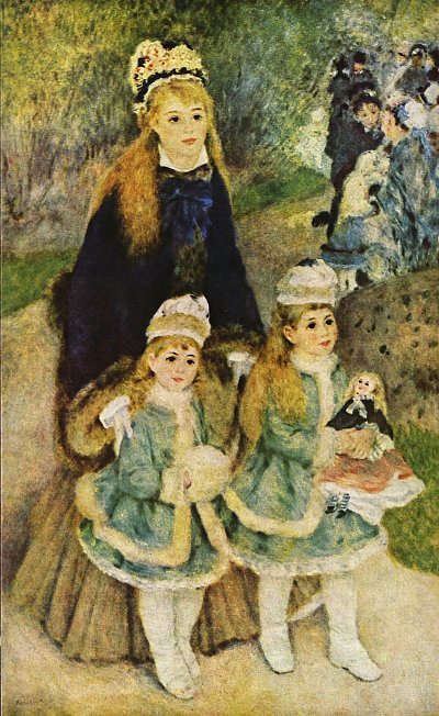 Spaziergang von Pierre-Auguste Renoir als Kunstdruck auf Leinwand