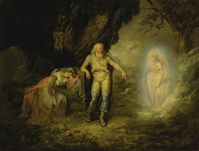 Prospero miranda and ariel von Richard Dadd als Kunstdruck auf Leinwand
