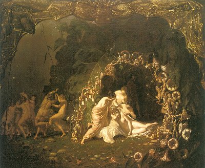 Titania Sleeping von Richard Dadd als Kunstdruck auf Leinwand
