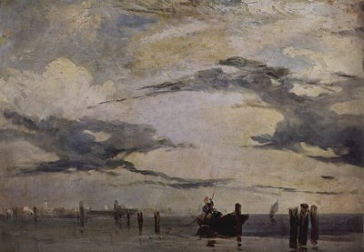 Die adriatische Kueste von Richard Parkes Bonington als Kunstdruck auf Leinwand