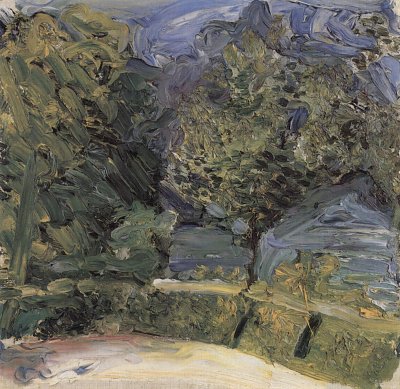 Uferstrasse bei Gmunden von Richard Gerstl als Kunstdruck auf Leinwand