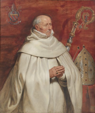 Matthaeus Yrsselius Abbot of Sint Michiel's Abbey in Antwerp von Rubens als Kunstdruck auf Leinwand
