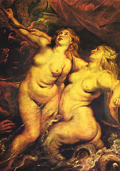 Medici Zyklus Ankunft in Marseille Detail von Rubens als Kunstdruck auf Leinwand