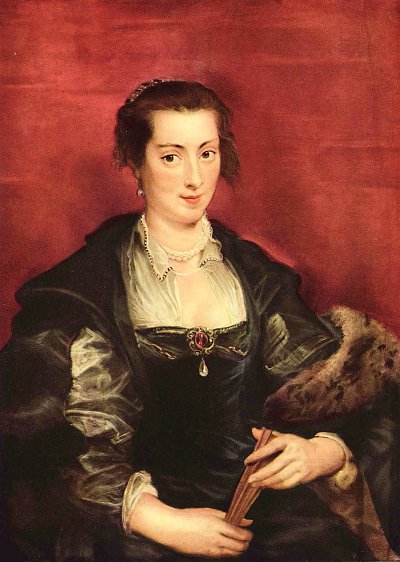 Portrait der Isabella Brant 1 von Rubens als Kunstdruck auf Leinwand