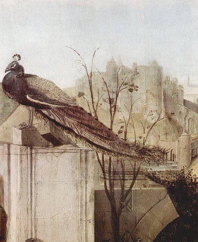 Anbetung der Heiligen Drei Koenige London Detail 3 von Sandro Botticelli als Kunstdruck auf Leinwand