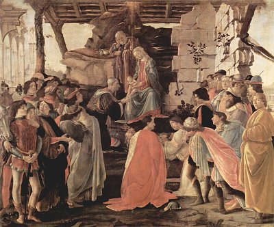 Zanobi Altar von Sandro Botticelli als Kunstdruck auf Leinwand