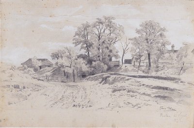 Ansicht von Haslau von Tina Blau als Kunstdruck auf Leinwand