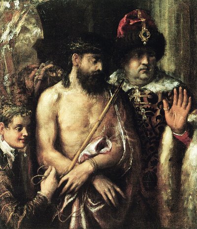 Ecce Homo von Tizian als Kunstdruck auf Leinwand