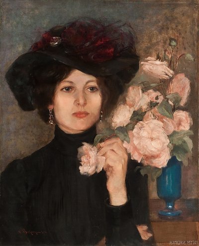 Baronica Rukavina 1898 von Vlaho Bukovac als Kunstdruck auf Leinwand