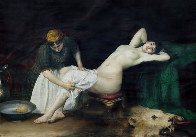 La Grande Iza von Vlaho Bukovac als Kunstdruck auf Leinwand
