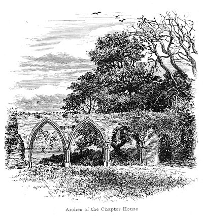 Arches of the Chapter House von Walter Crane als Kunstdruck auf Leinwand