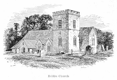 Boldre Church von Walter Crane als Kunstdruck auf Leinwand