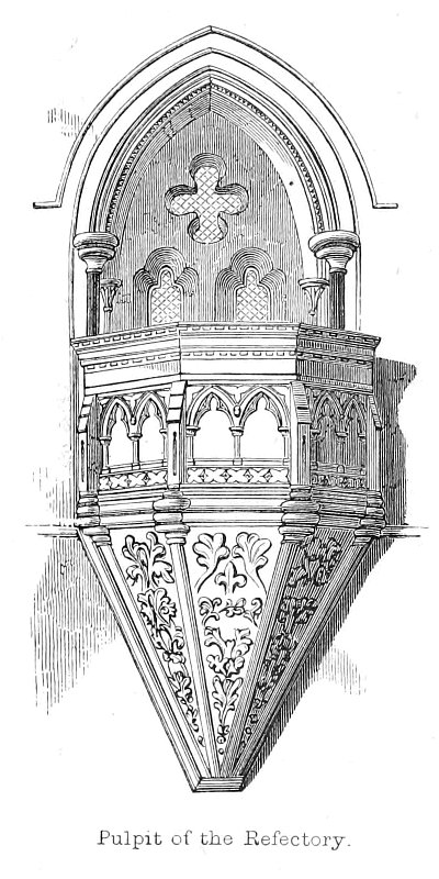 Pulpit of the Refectory von Walter Crane als Kunstdruck auf Leinwand