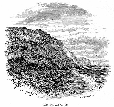 The Barton Cliffs von Walter Crane als Kunstdruck auf Leinwand