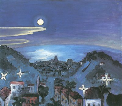 Barcelona von Walter Gramatte als Kunstdruck auf Leinwand