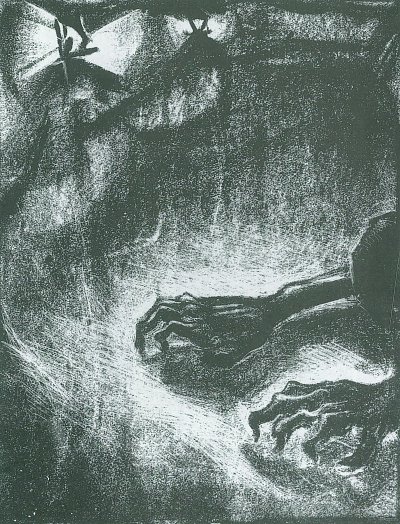 Der Mantel von Walter Gramatte als Kunstdruck auf Leinwand