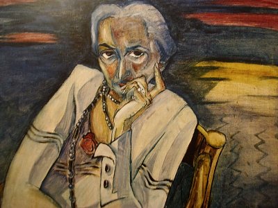 Portraet Rosa Schapire von Walter Gramatte als Kunstdruck auf Leinwand