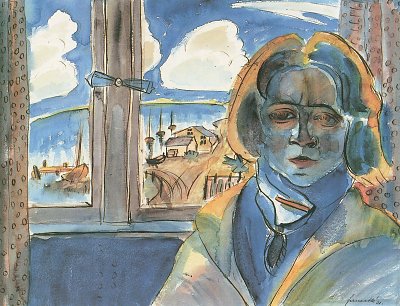 fenster von Walter Gramatte als Kunstdruck auf Leinwand