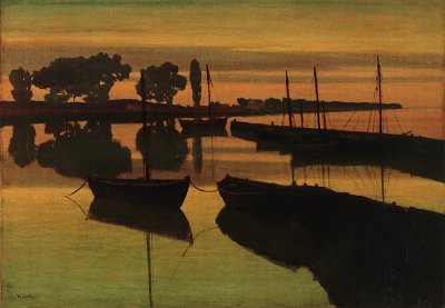 An der Havel von Walter Leistikow als Kunstdruck auf Leinwand