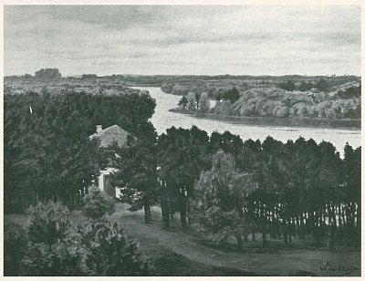 Der kleine Wannsee von Walter Leistikow als Kunstdruck auf Leinwand
