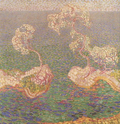 Am Mittelmeer von Walter Ophey als Kunstdruck auf Leinwand