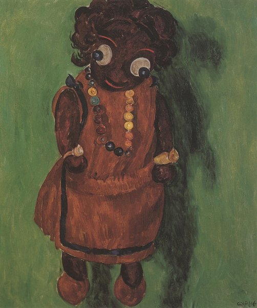 Kunstdruck Puppe von Walter Ophey als Leinwandbild