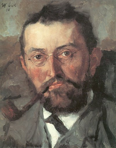 Bildnis des Bezirksarztes Dr Julius Mayr von Wilhelm Leibl als Kunstdruck auf Leinwand