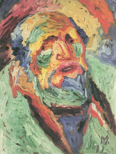 Apostel von Wilhelm Morgner als Kunstdruck auf Leinwand