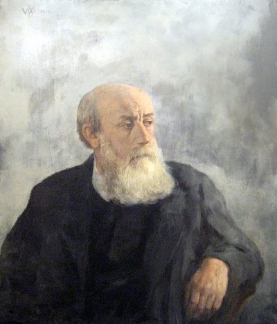 Selbstbildnis von Wilhelm Steinhausen als Kunstdruck auf Leinwand