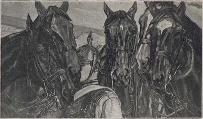 Kavalleriepferde von Wilhelm Trübner als Kunstdruck auf Leinwand