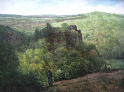 Schoeneck im Mai von Wilhelm Trübner als Kunstdruck auf Leinwand