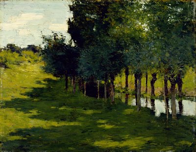 Sunlight and Shadow von Willard Leroy Metcalf als Kunstdruck auf Leinwand
