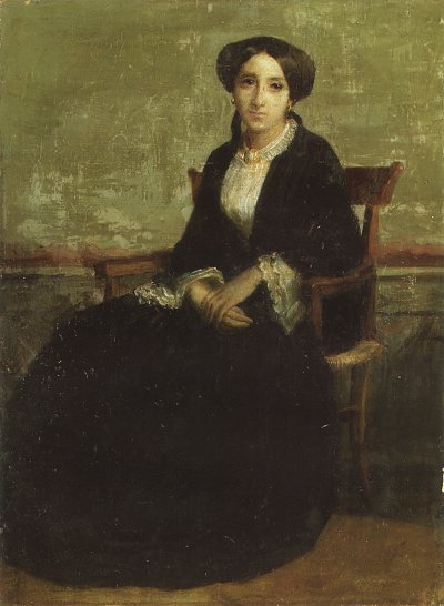 A Portrait of Genevieve Bouguereau von William Adolphe Bouguereau als Kunstdruck auf Leinwand