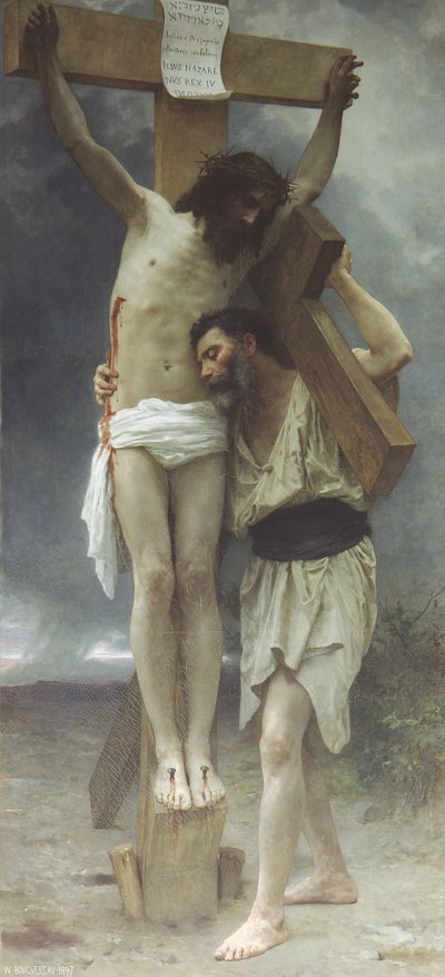 Compassion von William Adolphe Bouguereau als Kunstdruck auf Leinwand