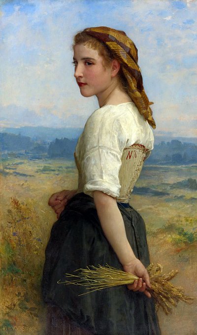 Glaneuse von William Adolphe Bouguereau als Kunstdruck auf Leinwand