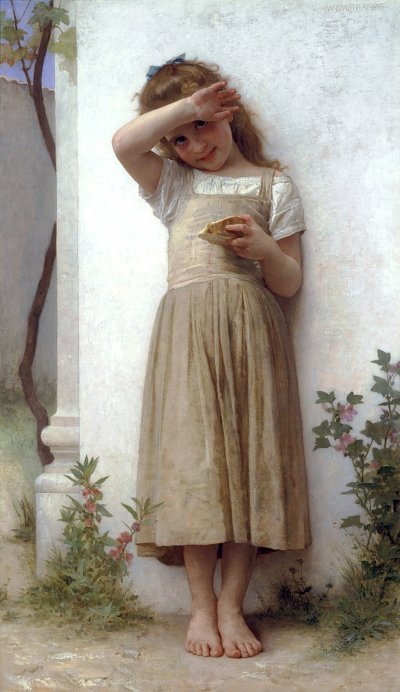 In Penitence von William Adolphe Bouguereau als Kunstdruck auf Leinwand