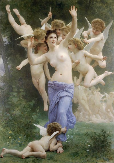 Le Guepier von William Adolphe Bouguereau als Kunstdruck auf Leinwand