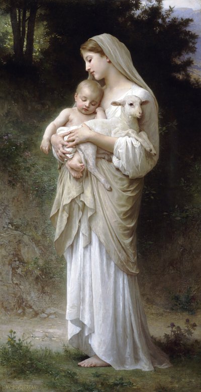 Linnocence von William Adolphe Bouguereau als Kunstdruck auf Leinwand