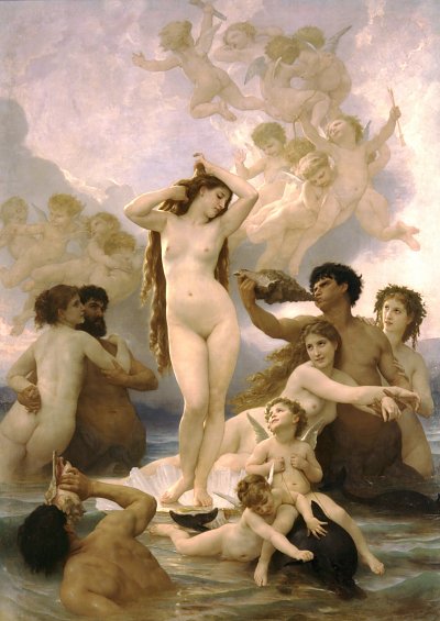 The Birth of Venus von William Adolphe Bouguereau als Kunstdruck auf Leinwand