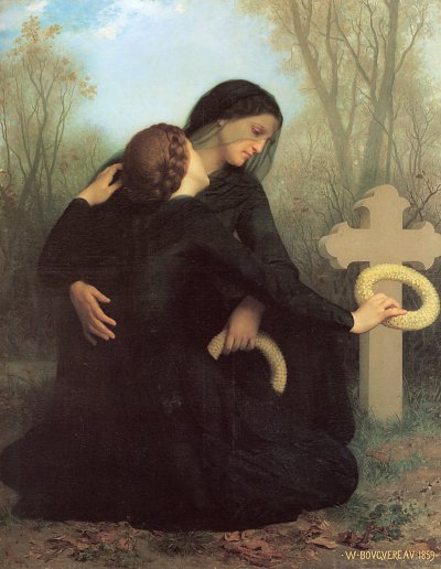 The Day of the Dead von William Adolphe Bouguereau als Kunstdruck auf Leinwand